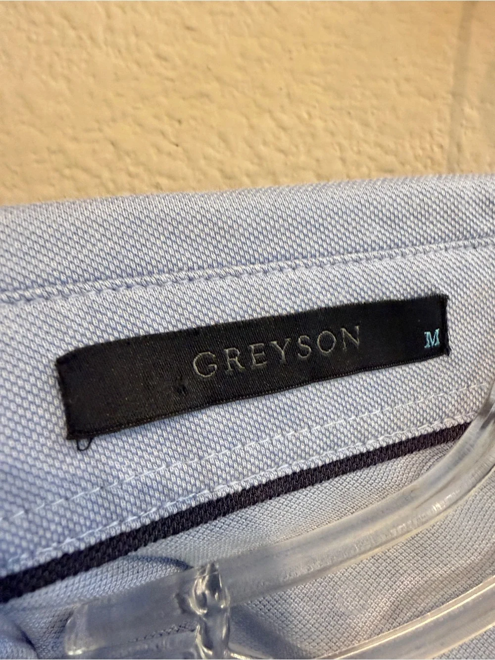 Greyson Wade Hampton Golf Club brrr Cooling Polo Blue Men’s Medium